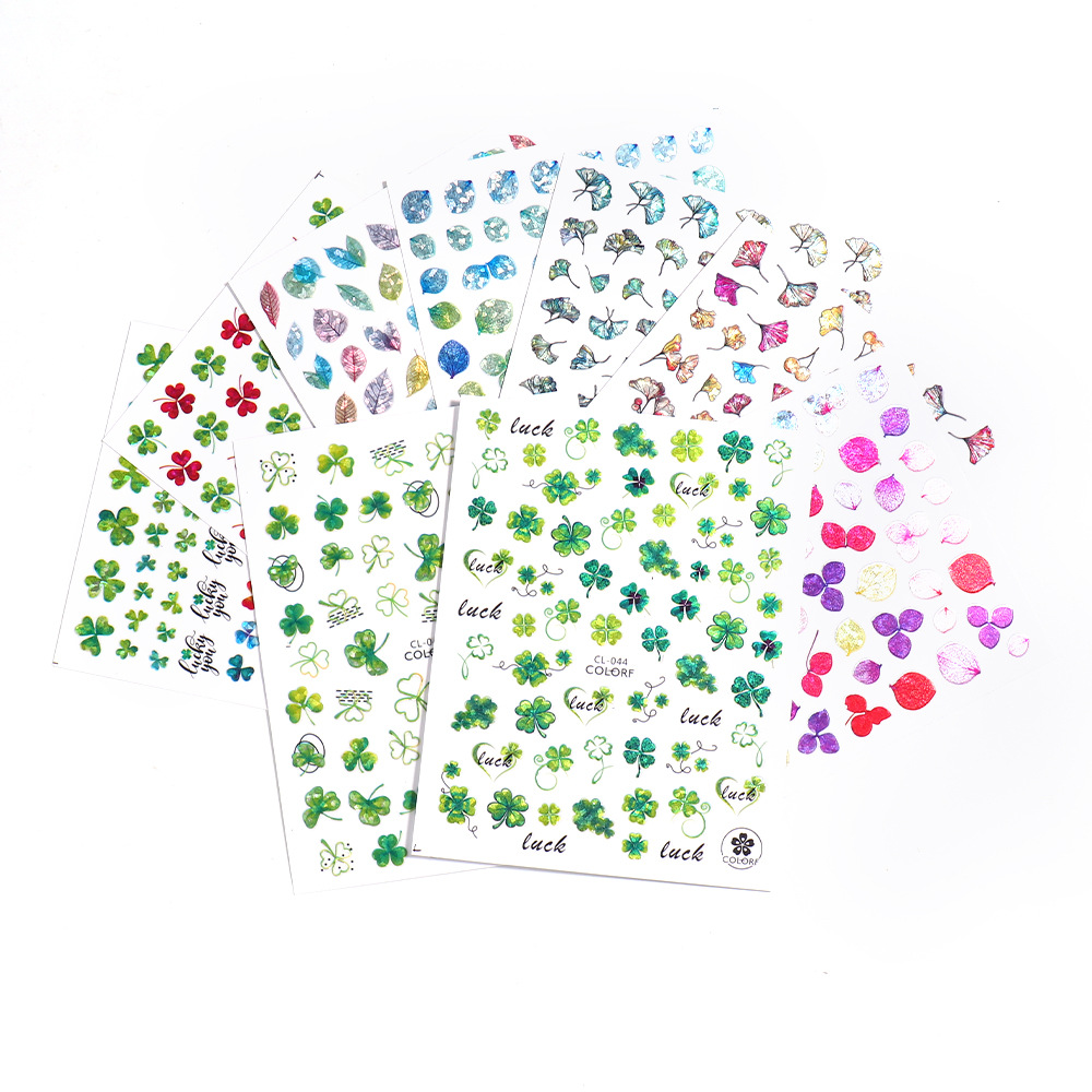 Nhãn Dán Trang Trí Móng Tay Họa Tiết Hoa Đẹp Mắt