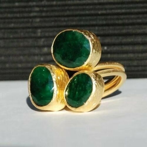 Nhẫn tráng men lấp lánh phong cách retro tinh tế thời trang cho nữ size 5-12