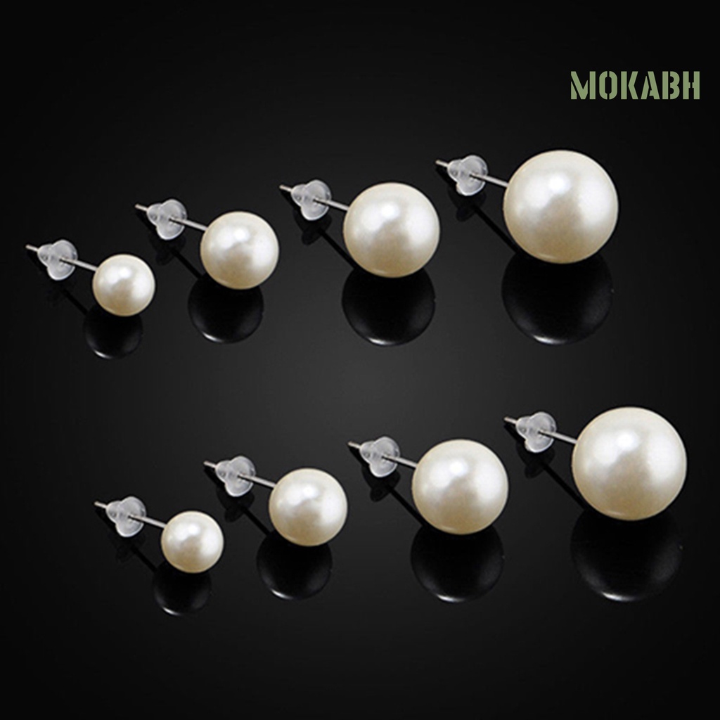 [Thời Trang] Set 12 Đôi Bông Tai Ngọc Trai Giả Thanh Lịch Dễ Phối Đồ