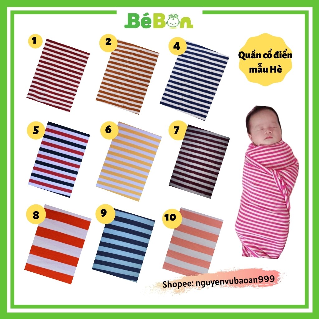 quấn chũn - combo 2 quấn cổ điển mỏng cho mùa hè