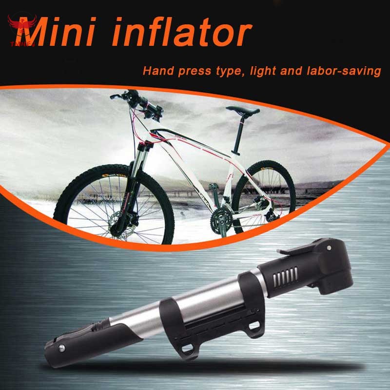 Mới Ống Bơm Xe Đạp Mini Cầm Tay Với Van Schrader