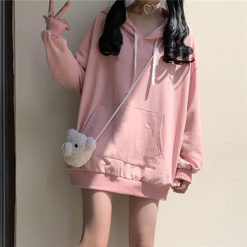 Áo hoodie basic nỉ da cá dày dặn (HOODIE BASIC)