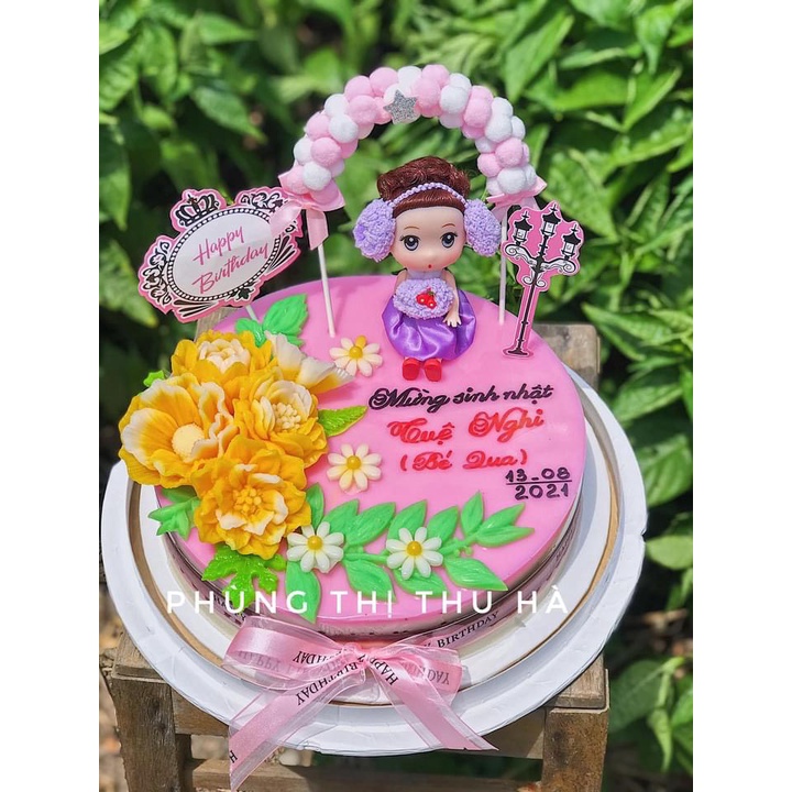 Ruy băng voan nhũ chữ Forever Love 2.5cm (cuộn 22m)