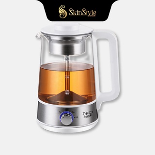 Ấm pha trà thủy tinh có lọc Lotor 1.2 Lít ZCQ02 - Ấm đun, bình đun siêu tốc đa năng - BẢO HÀNH 12 THÁNG