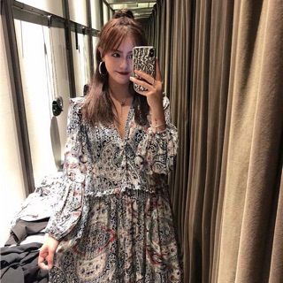 [HÀNG SẴN] Đầm thổ cẩm boho vintage maxi