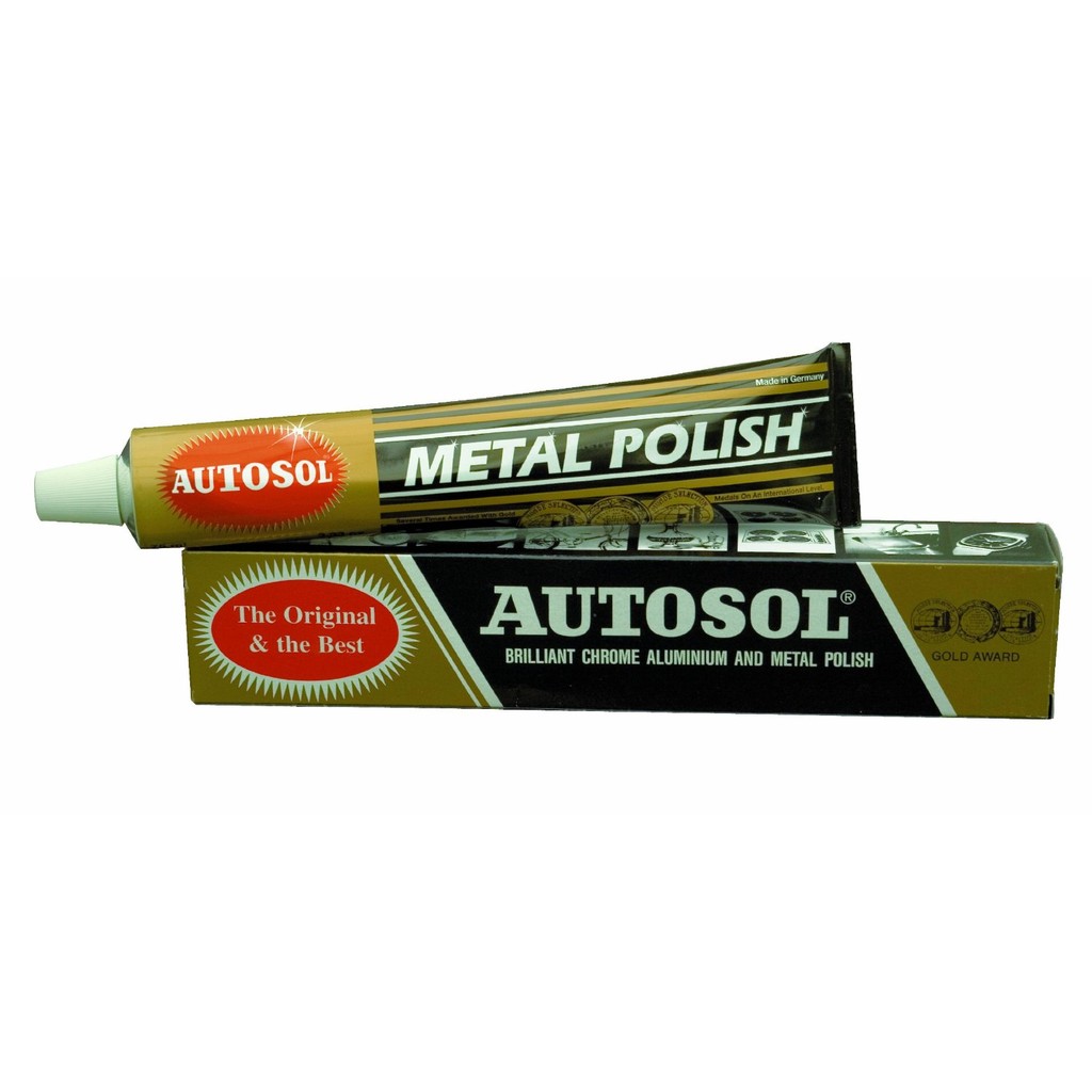 Kem đánh bóng kim loại Autosol Metal Polish 75ml đánh bóng ionx, hộp kim nhôm, giúp lấy lại độ sáng bóng