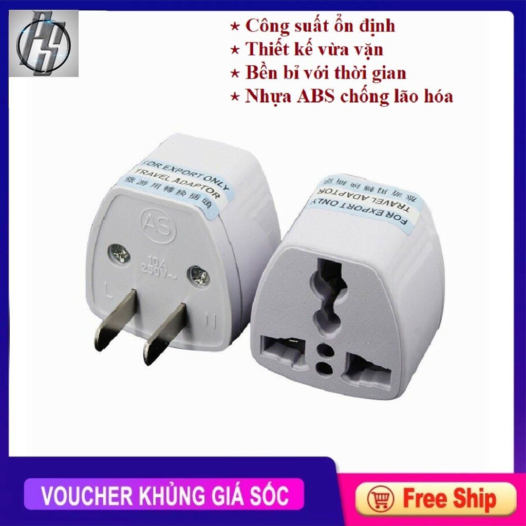 Đầu Chuyển 3 Chấu Sang 2 Chấu Chân Loại Dẹt