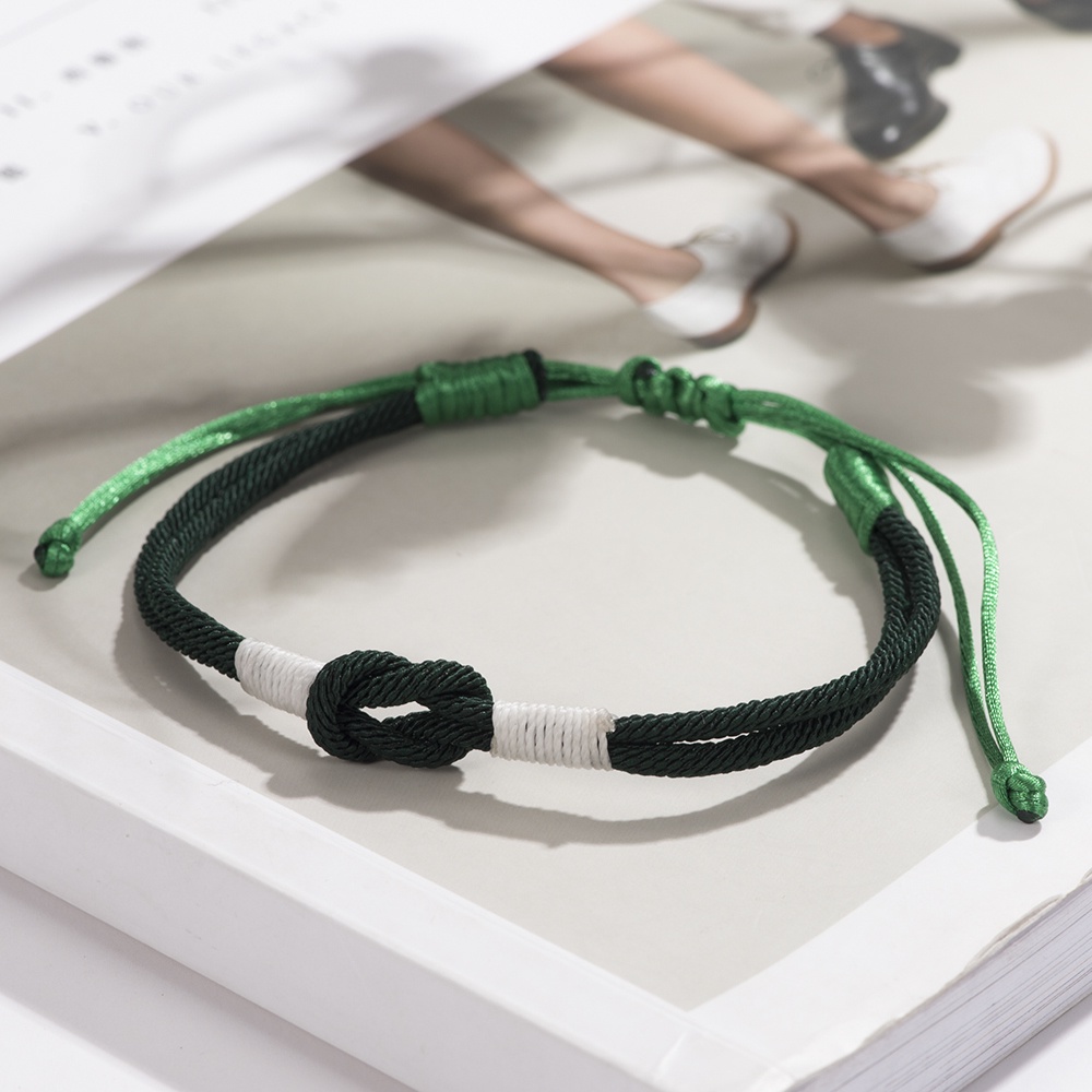 Có Thể Điều Chỉnh Handmade May Mắn Nút Thắt Người Vòng Tay Macrame Homme Trang Sức Dân Tộc Nhiều Màu Dây Cặp Đôi Vòng Tay Cho Cặp Đôi Phụ Kiện