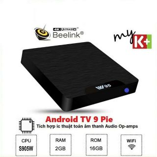 Android tv box Beelink W95 Android TV 9.0 PIE, chip Amlogic S905W Ram 2Gb, Bộ nhớ trong 16Gb