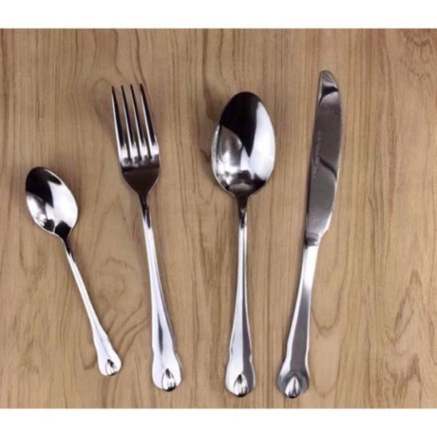 Bộ 3 dao,thìa,nĩa ăn cao cấp cho nhà hàng khách sạn kiểu phápk001+k003+k002 - ảnh sản phẩm 3