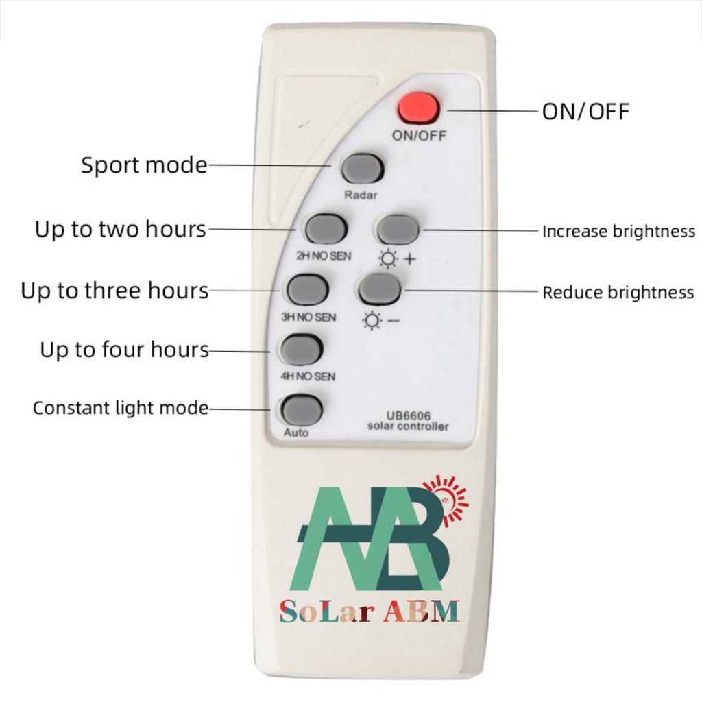 100W Đèn Đường Tấm Pin Liền Thể Năng Lượng Mặt Trời , Cảm Biến Chuyển Động , IP67 Chống Nước , mã : ABM-HX21100A