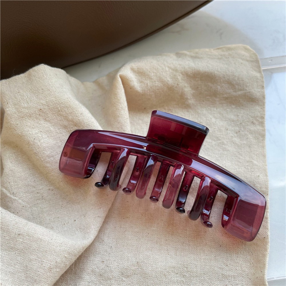 Kẹp Tóc Acrylic Trong Suốt 10cm Phong Cách Hàn Quốc