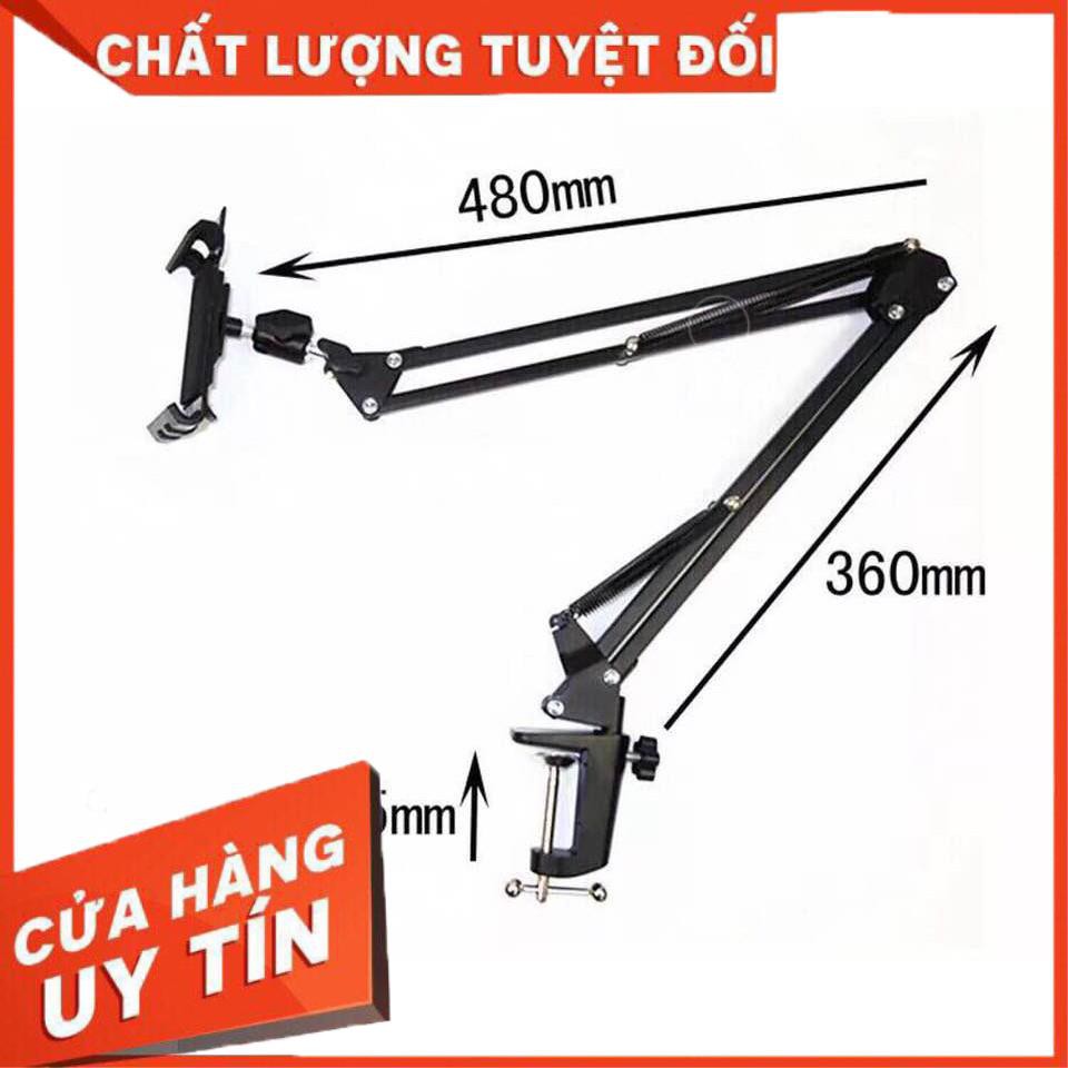 [Xả kho + free ship] Kẹp điện thoại live tream mới , Kẹp điện thoại đế vuông, đế tròn