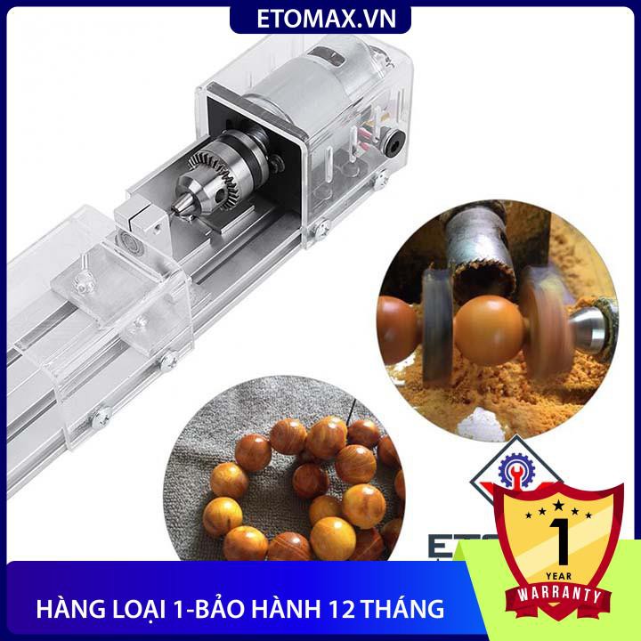 [Hàng loại 1-Bảo hành 12 tháng] Máy tiện mini DIY V1 ( ETOMAX )