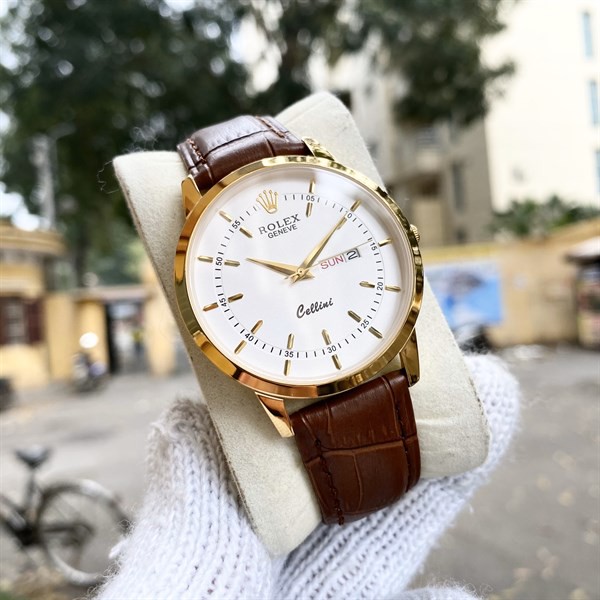 Đồng Hồ NAM R.L R028TRẮNG Chống Xước, Chống Nước TUYỆT ĐỐI - TẶNGVí Da, 1 Vòng Đá tỳ Hưu + 2 pin AG4 | BigBuy360 - bigbuy360.vn