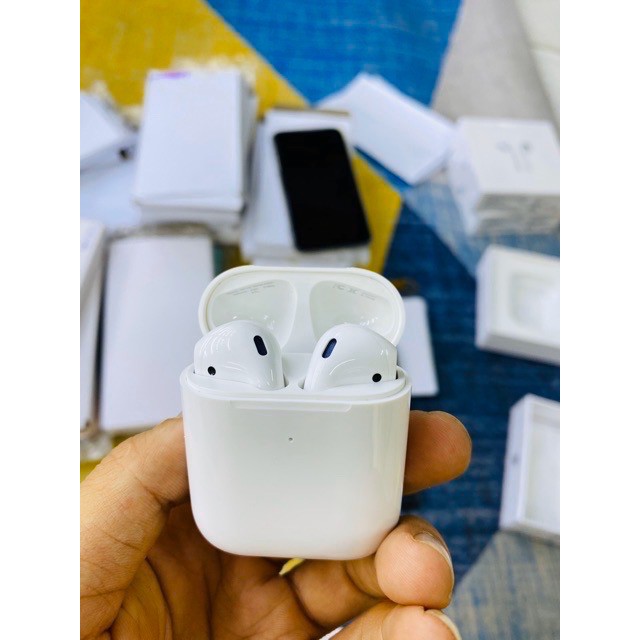 [AIRPODS 2] Tai Nghe Bluetooth TWS Đôi Tên Định Vị Phiên Bản Airpod 2 Cao Cấp Dùng Cho Iphone và Android