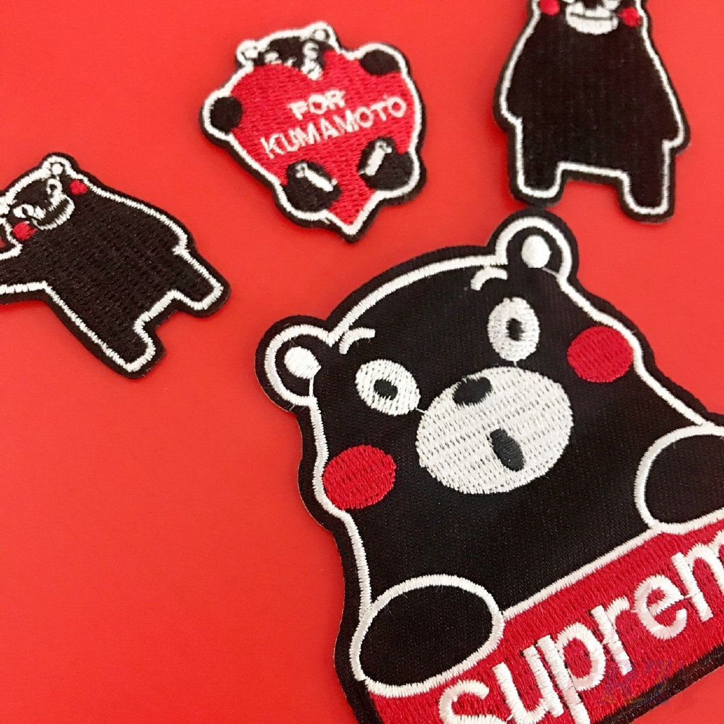 ☸ Fashion Brand：Kumamon Patch ☸ 1Pc Cartoon Diy Sew on Iron on Patch