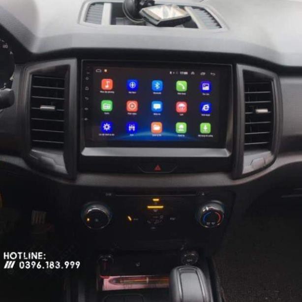Màn hình Android 10 inch cắm sim 4G cho Ford Ranger 2018-2019 có canbus hiển thị thông tin xe ver 2020