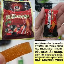KẸO DẺO HỒNG SÂM HÀN QUỐC – KOREAN RED GINSENG JELLY