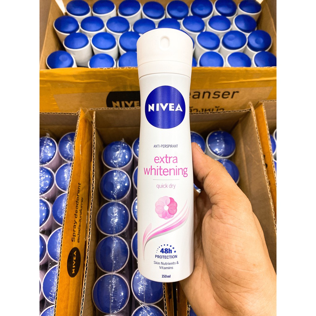 Xịt khử mùi nữ Nivea 150ml / Sịt khử mùi nữ Nivea