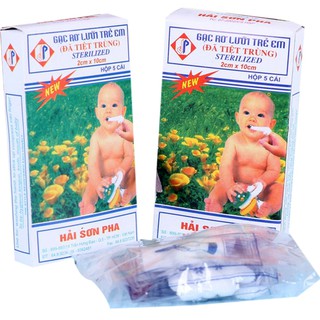 Gạc rơ lưỡi cho bé Hải Sơn Pha (set 50 c)