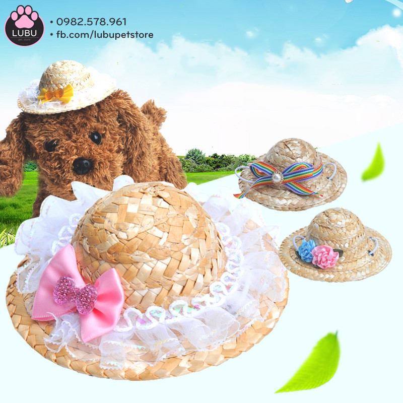 Mũ cói chó mèo