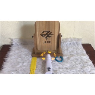 combo gương jack - quạt led chạy chữ jack