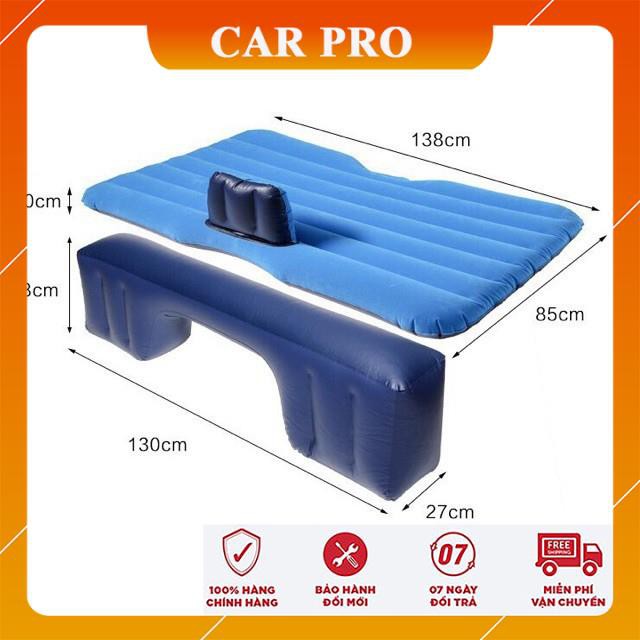 Đệm hơi cao cấp trên ô tô tặng kèm bơm điện và 2 gối - CAR PRO