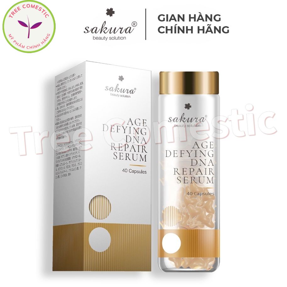 Hộp 40 Viên Serum Chống Lão Hoá Phục Hồi Age Defying Dna Repair Serum, Giảm Nếp Nhăn, Dưỡng Trắng Da