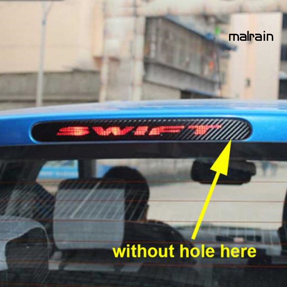 Miếng Dán Đèn Phanh Xe Bằng Sợi Carbon Cho Suzuki Swift