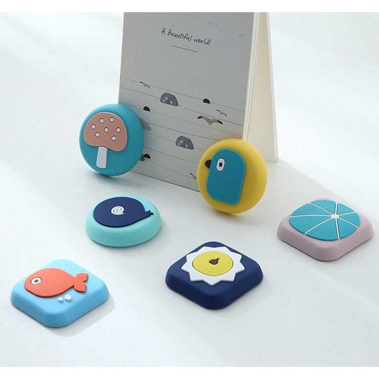 COMBO 10 miếng chặn cửa chống ồn chặn cửa chống va đập nút chặn cửa cute