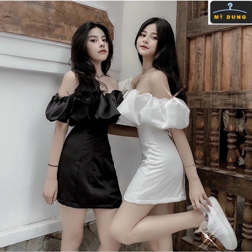 ĐẦM BODY BẸT VAI BÈO- CÓ CÚP NGỰC- SEXY- HÁCH DÁNG