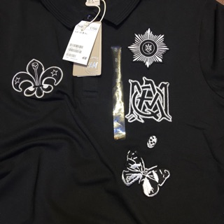 Áo thun nam có cổ H&M Real