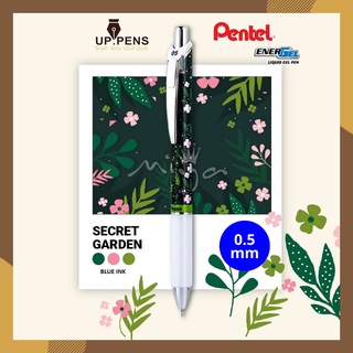 Bút gel Pentel Energel Kawaii BLN75KW - Secret Garden - Ngòi 0.5mm - Mực xanh dương (Blue)