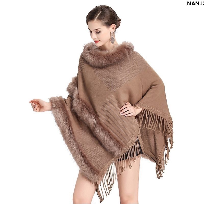 Áo Cánh Dơi Một Kích Thước Bằng Len Cashmere Chui Đầu Cho Nữ [Coat] Khuyến Mãi Mới Vào Mùa Xuân