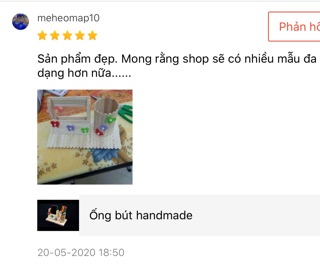 Ống bút handmade, steam