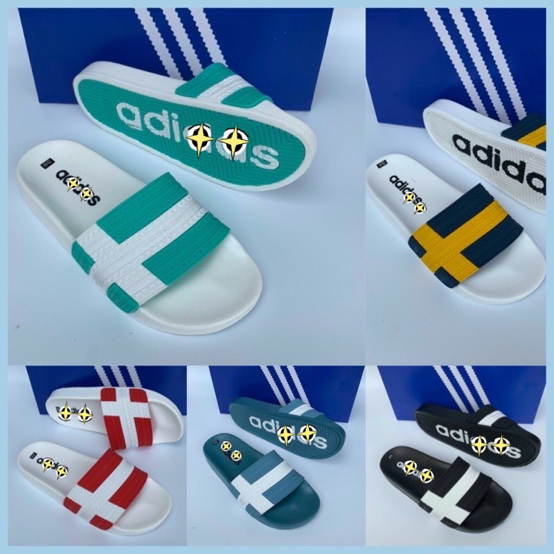 Dép Nam, Dép Quai Ngang Adidas Mẫu Mới Phong Cách Thời Trang Cực Hot, Full Hộp