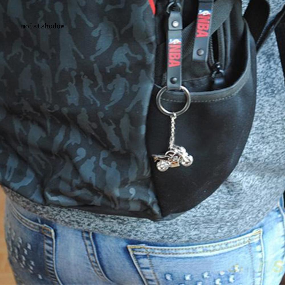 Móc khóa kim loại hình xe máy dành cho nam