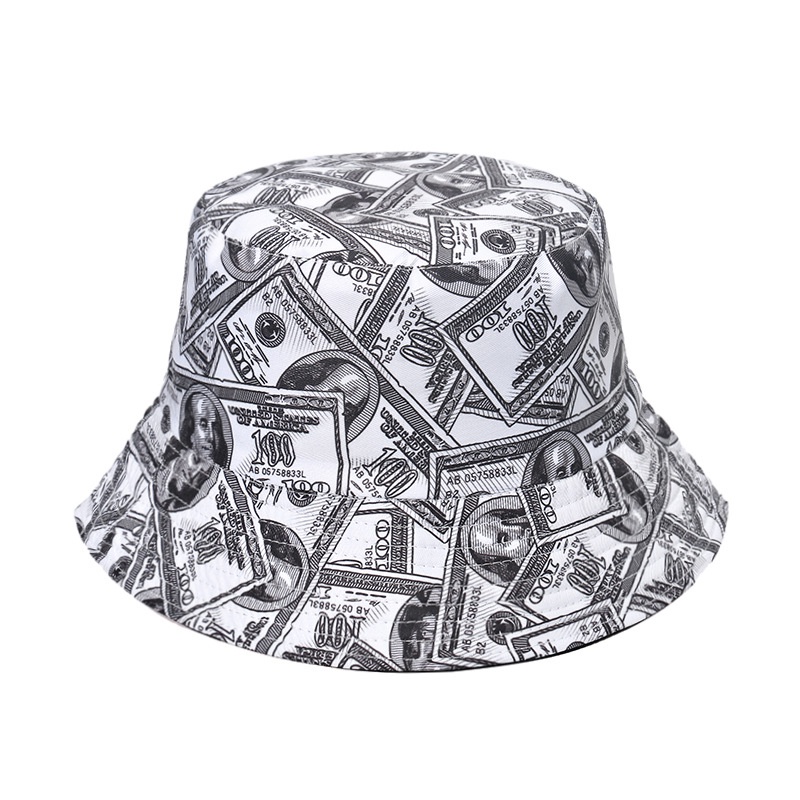 Nón Bucket In Hình Tiền Đô La Thời Trang Nam Nữ