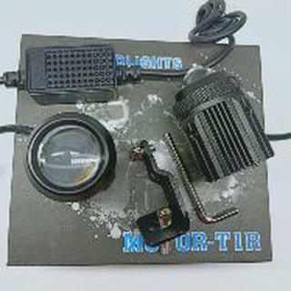 đèn pha led trợ sáng xe máy mini 2 chế độ loại 2