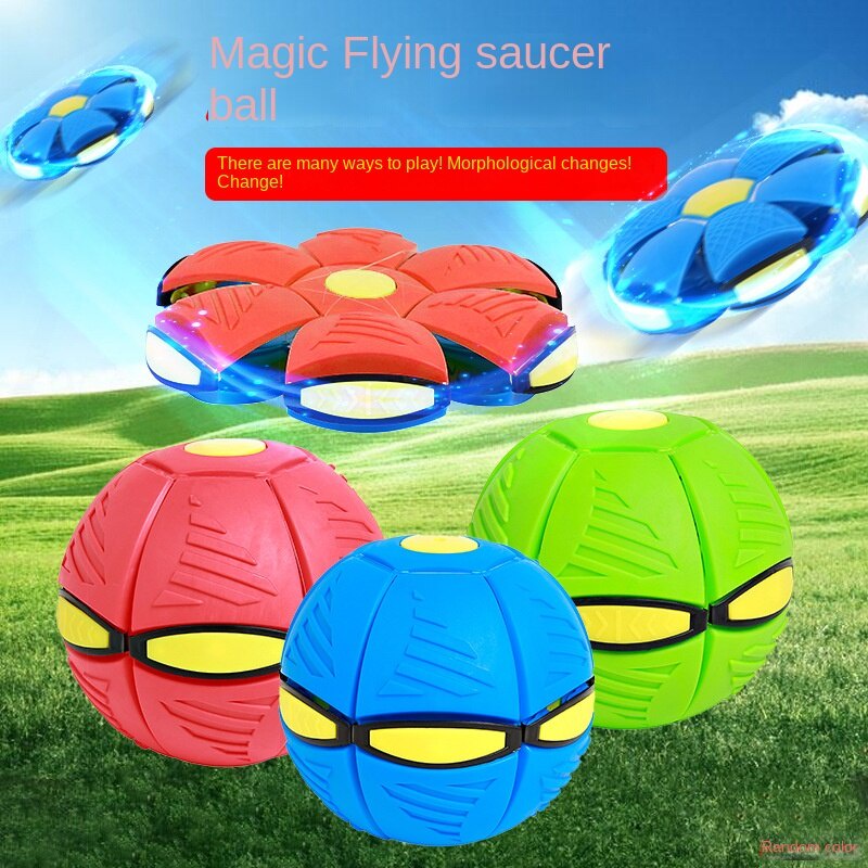 Đồ Chơi Quả Bóng Biến Hình UFO Đàn Hồi Nhiều Lớp Có Thể Sử Dụng Làm Đồ Chơi Trẻ Em Phong Cách Mới