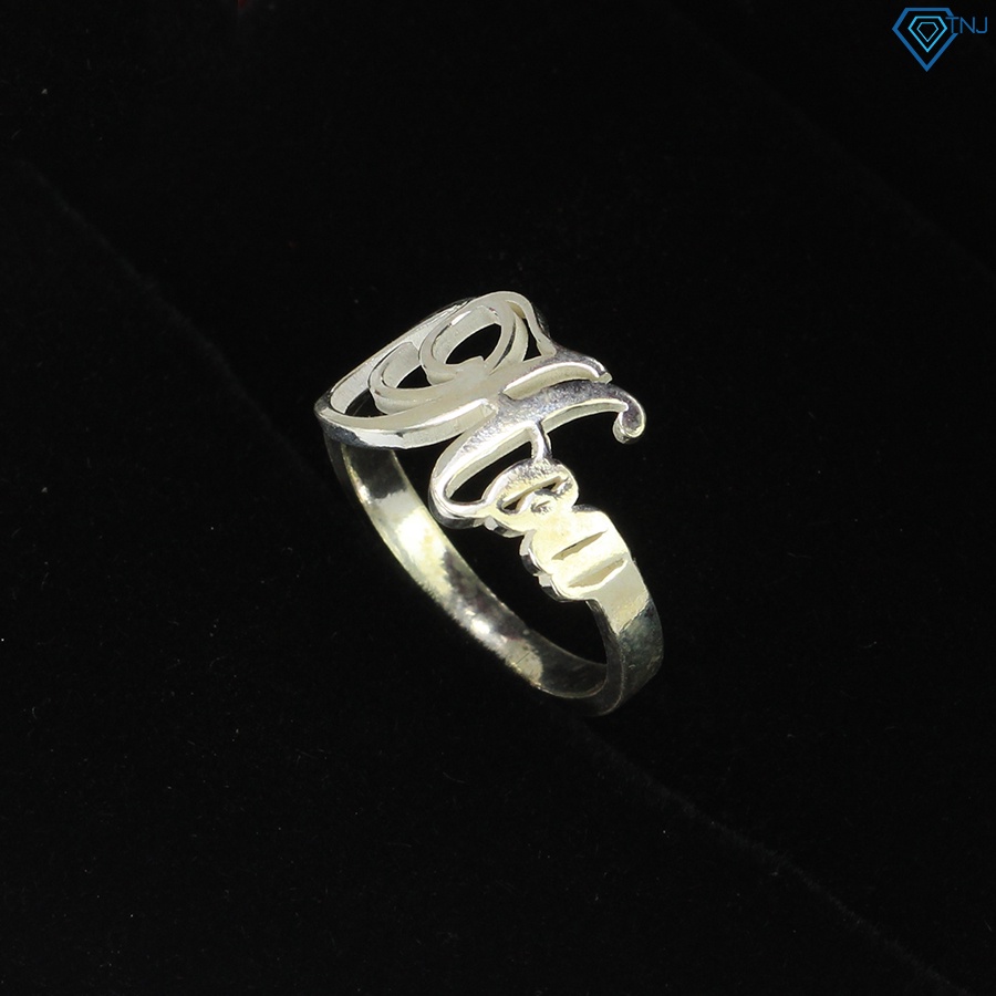 Nhẫn nữ bạc 925 khắc tên giá rẻ NN0333 - Trang sức TNJ