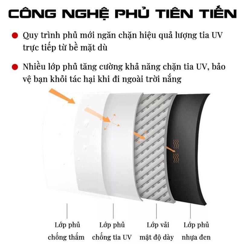 Ô Dù Gấp Gọn Phủ Lớp Chống Tia UV, Ô Che Nắng Mưa