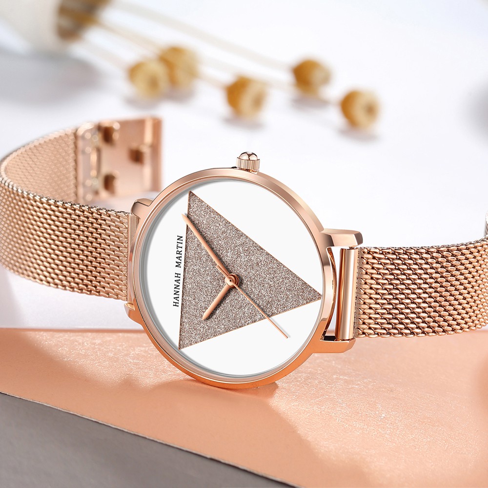 Đồng hồ nữ siêu mỏng Hannah Martin chính hãng - model HM-1332 dây thép mặt nhỏ - bảo hành 1 năm | BigBuy360 - bigbuy360.vn