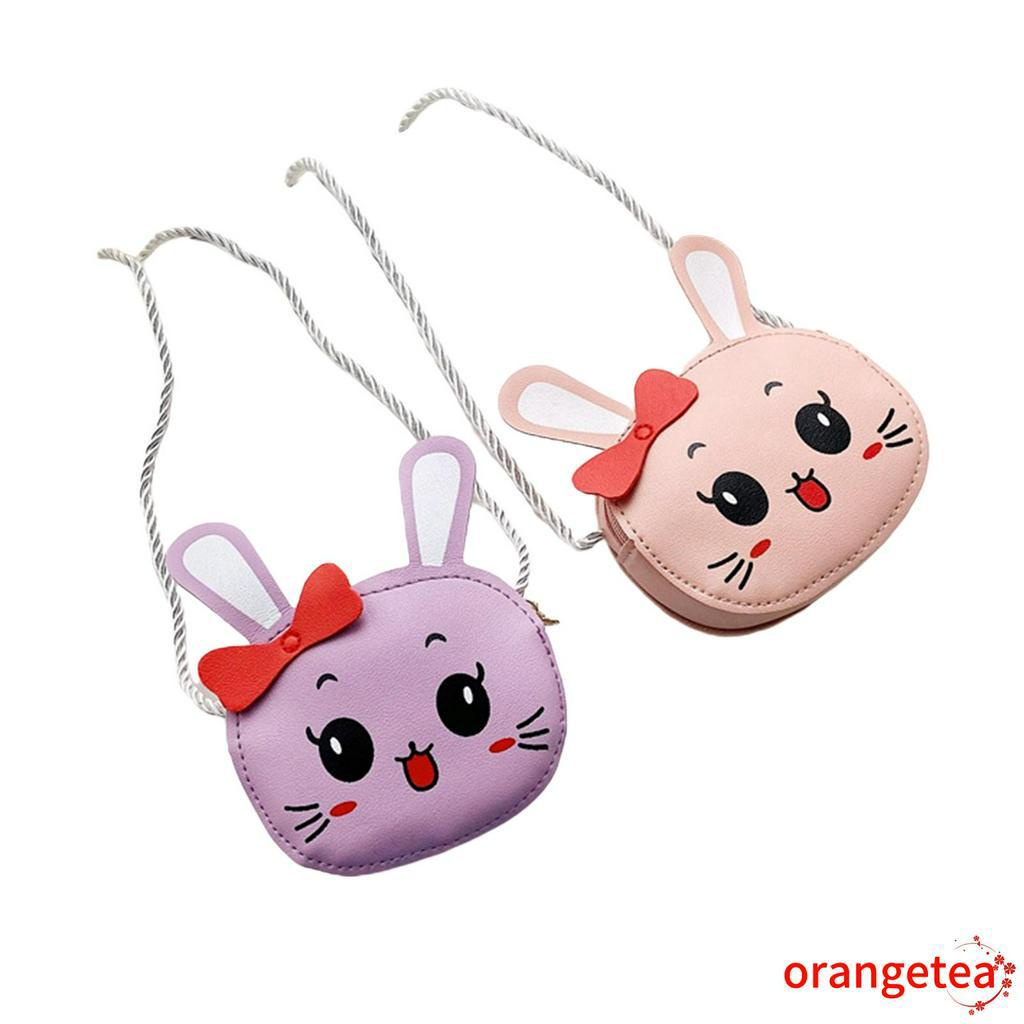 Túi đeo chéo hình thỏ hoạt hình dễ thương cho bé gái
