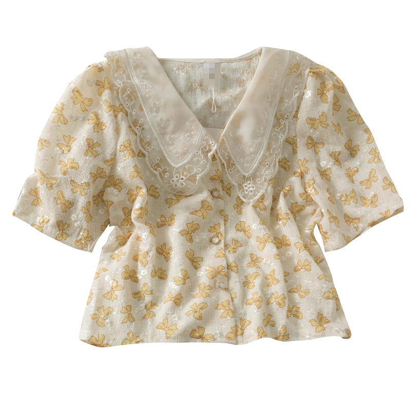 Áo Kiểu Tay Phồng Phối Ren Thời Trang Nữ Tính | BigBuy360 - bigbuy360.vn