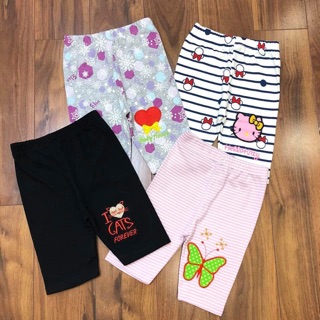 Sét 5 Quần legging thêu bé gái