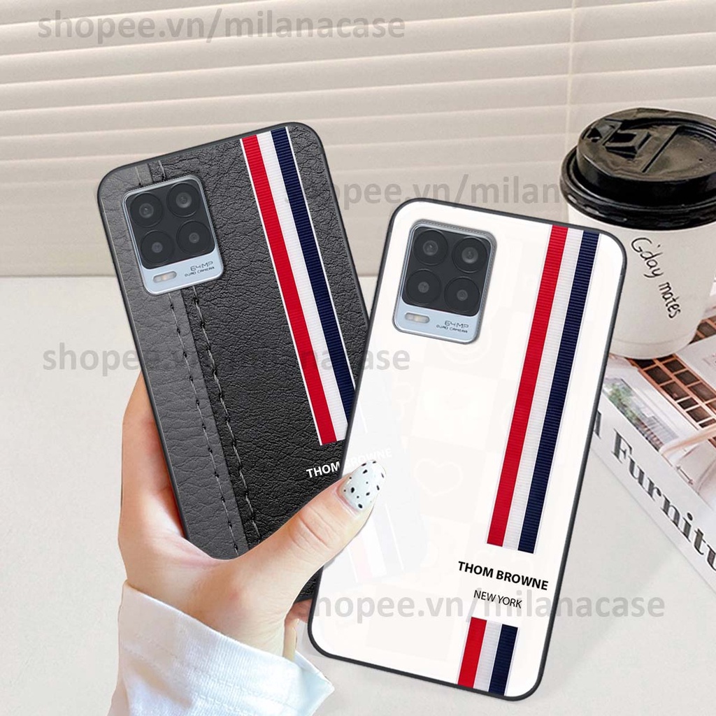 Ốp Realme 8 in hình các thương hiệu nổi tiếng trẻ trung thể thao cá tính