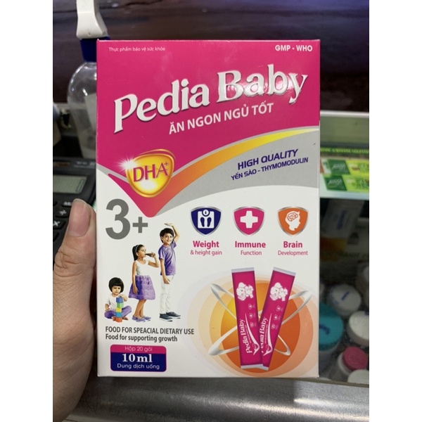 PEDIA BABY ăn ngon ngủ tốt-  Bổ sung lysine ,vitamin và khoáng chất cho cơ thể
