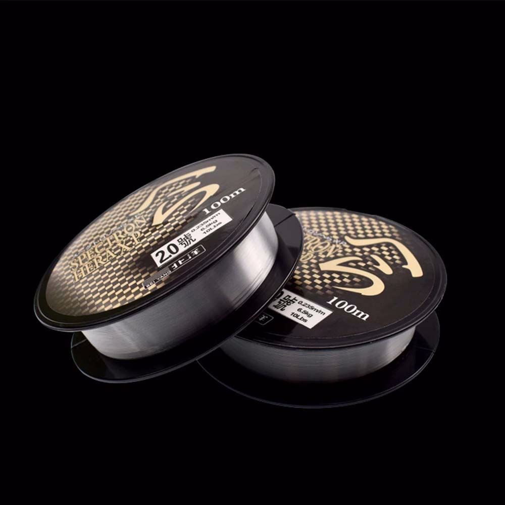 Cuộn dây câu cá trong suốt chất lượng cao 100m